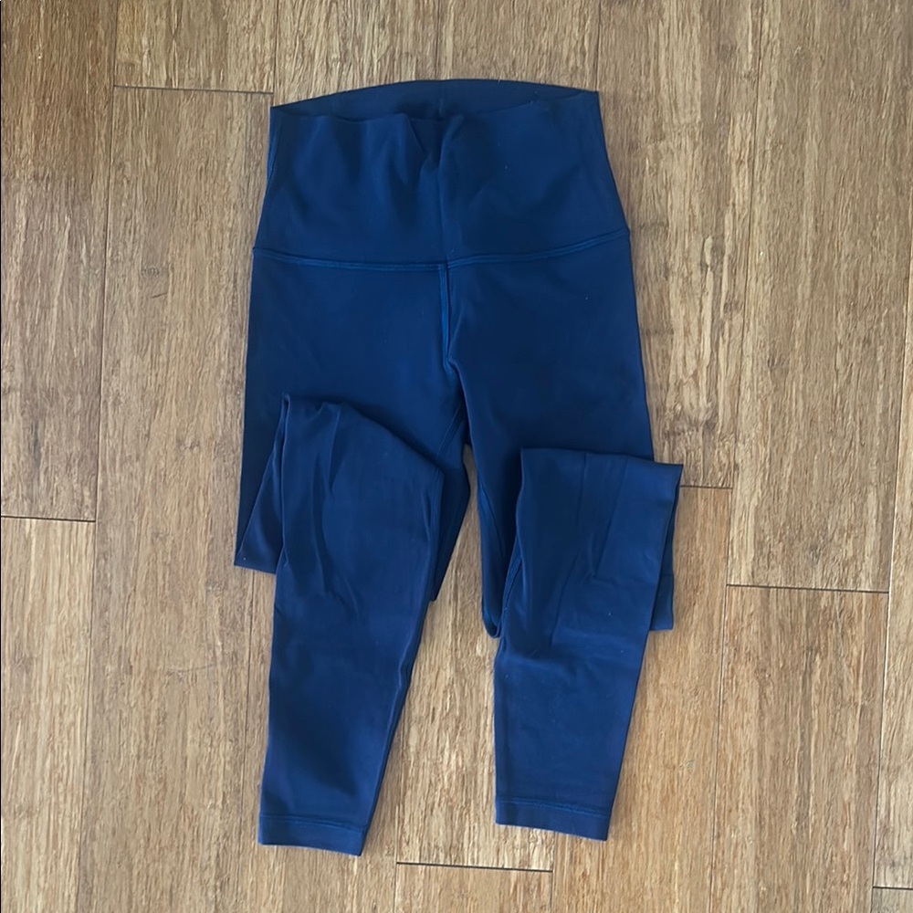 Lululemon Align High Rise Navy Blue Leggings Size 4 28"